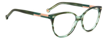 Designer Women Carolina Herrera Eyeglasses: HER 0158 - Green(2)- SpecSMART Eye Clinic (Diagonal View)